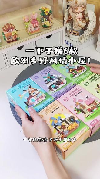一次性拼6款欧洲乡野风车小屋积木!(上) 难度两颗星,但是好美啊!!好喜欢!
#迷你积木 #益智玩具 #手工积木 #迷你拼搭 #积木礼物推荐