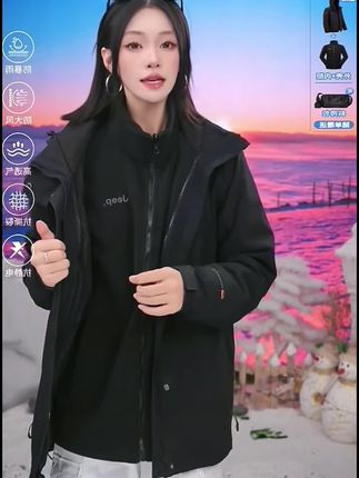 吉普防风防水冲锋衣 #冲锋衣 #冲锋衣推荐 #谁用谁好看 #吉普 #创作灵感