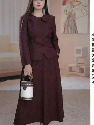 #大码女装2025秋季新款气质职业套装裙女显瘦西装半身裙子@抖加🔥上热门🔥dou+🔥热点宝