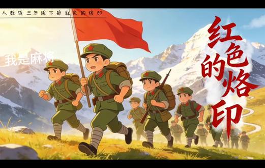 人教版美术三年级下册红色的烙印更新啦……