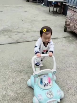 a加b婴儿学步车手推车多功能防侧翻男宝宝助步车6-18个月防o型腿#学步车 #儿童车 #可爱萌娃 #学走路的宝宝 #小朋友玩具