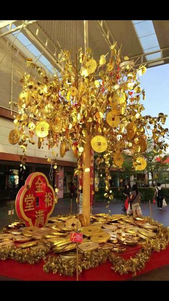 许愿树可以美出新高度,绚丽如烟花般灿烂!#许愿树 #发财树 #艺术源于生活#烟花树 #仿真树