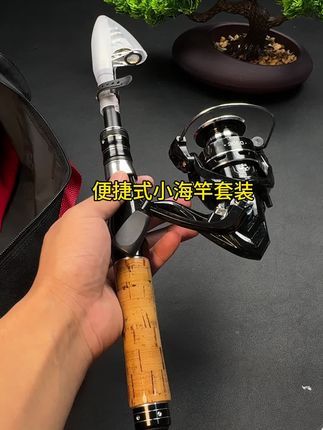 在网上买的超短节路亚小海竿到货了看看到底怎么样#路亚竿#路亚伸缩竿#路亚#路亚小海竿