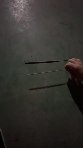 手画仙棒在地面创造浪漫画面#仙女棒 #烟花 #放炮