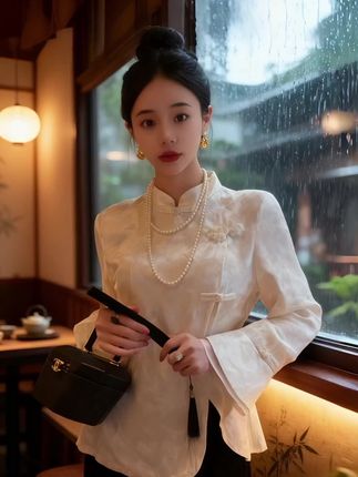 #高级感穿搭 #国风古韵 #中式美学服饰 #优雅气质 #古典美