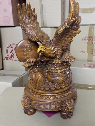 大展宏图老鹰#家居摆件 #工艺品摆件 #工艺品 #摆件 #匠心制作