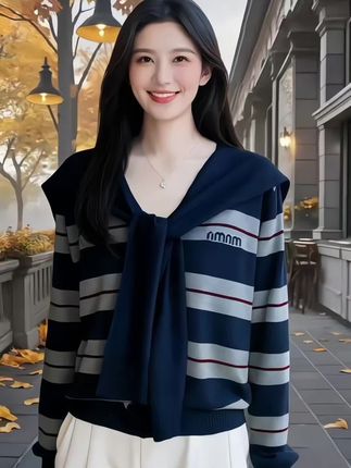 #女装穿搭 #优雅气质 #针织衫 #减龄气质 #时尚减龄穿搭