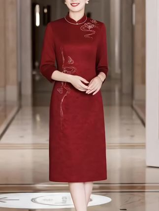 #婚礼妈妈礼服 #喜婆婆妈妈婚宴装 #婚庆礼服 #婚宴妈妈装 #喜妈妈礼服