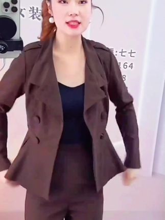 #裤子套装 修身显色裤子套装,穿出你完美的身材#抖音小助手dou上热门 #好物分享