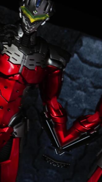 传奇版机动赛文奥特曼!自改装甲全涂装#机动奥特曼 #布鲁可积木人 #奥特曼 #特摄 #司特力