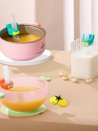 婴幼儿吃饭辅食碗工具宝宝喝汤吸管神器防呛儿童可喝粥吸管 #宝宝辅食 #母婴好物 #母婴 #宝宝卡扣吸管 #宝妈分享