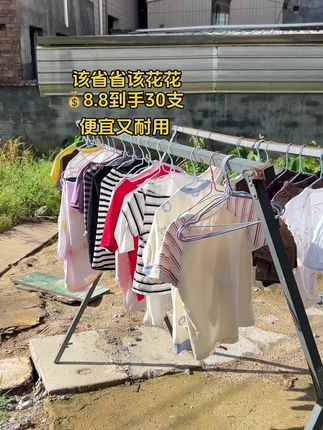 该省省该花花💰8.8到手30支便宜又耐用 #母婴好物 #宝宝衣服 #儿童衣架 #晾衣架 #晒衣服