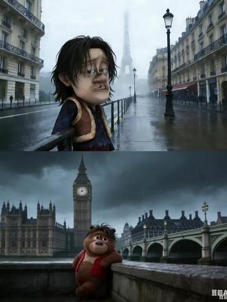 伦敦的风很冷,就像我的心一样。我只是在等
一个不会来的人。忧郁是一种天赋 #忧郁 #伦敦 #忧郁的眼神 #熊二 #豆包ai