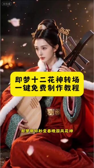 十二花神AI变装写真教程来了,即梦帮你秒变春晚国风花神~王楚然十二花神转场 AI写真 即梦AI 十二花神变装 春晚同款AI写真 国风AI写真 琵琶古风AI写真 一键花神变装 十二花神AI教程 国风写真AI制作 即梦seedance2.0 古风AI分身 花神转场特效 免费AI写真教程 国风变装AI 十二花神原版复刻 AI分身戏精大赛 我的AI分身杀疯了 古风琵琶写真AI 春晚爆火AI写真 花神换装AI 国风写真变装 即梦AI教程 十二花神转场特效 古风AI写真制作 花神主题AI写真 #一键生成花神写真 AI国风变装 琵琶元素AI写真 十二花神AI变装 春晚花神AI同款 古风写真AI教程 即梦AI分身 花神转场AI制作 国风AI变装教程 十二花神写真AI 古风AI变装特效 #十二花神转场#AI分身戏精大赛#我的AI分身杀疯了#即梦AI