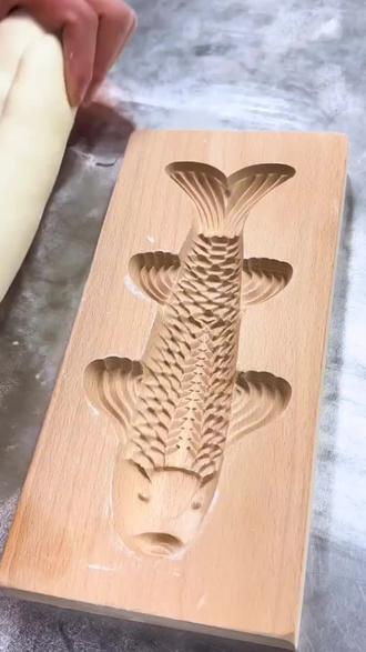 过年蒸一锅好看的锦鲤大鱼 这个模具做出来的鱼太好看了 #馒头模具 #鱼馒头 #好物推荐🔥