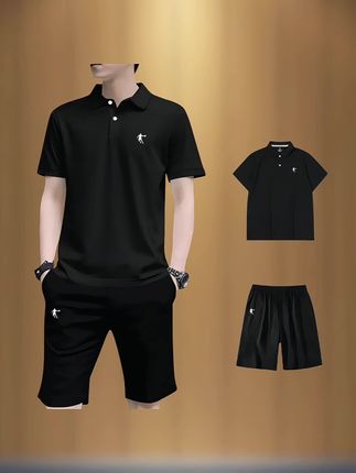 #夏季穿搭 #品质男装 #男士套装 #冰丝套装 #休闲套装