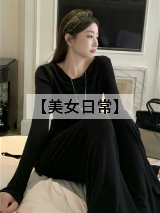 #秋冬穿搭新鲜感在线 韩系懒人穿搭少不了这种裤装,超显瘦又有时尚感!#强烈推荐 #韩系穿搭 #无限回购的宝藏单品