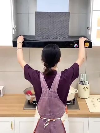 #油烟机防油纸 #油槽吸油棉