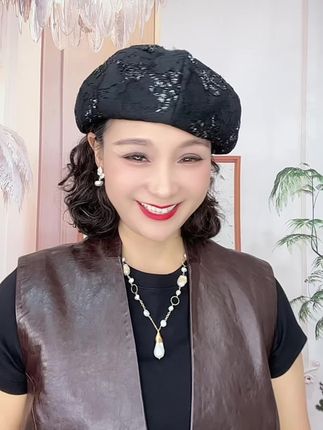 #遮白发 #前进帽 #贝雷帽