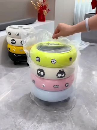 太卷了!垃圾桶都带脚了#垃圾桶 #垃圾桶推荐 #带轮垃圾桶