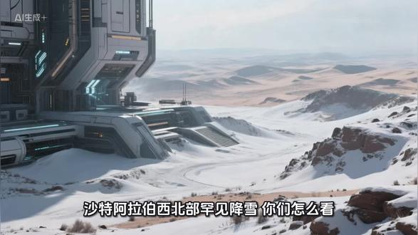 沙特阿拉伯西北部罕见下雪,大家怎么看?