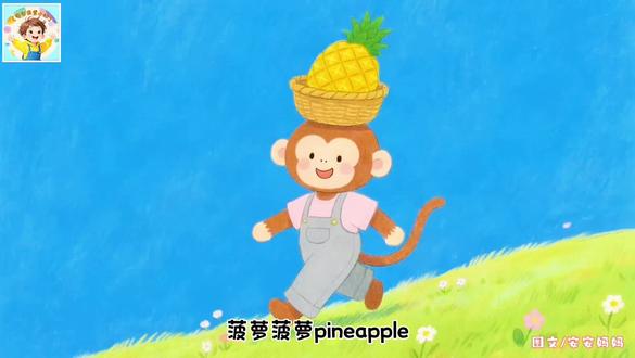 《fruits》 🍍跟着小猴子去摘水果啦!一首歌认识多种水果的英文~
#英文儿歌 #儿歌动画 #适合0-3岁的早教歌谣 #创作者中心 #创作灵感