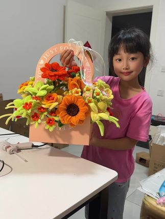 成品来啰#仪式感不能少 #手工diy #手工花制作