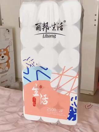 丽邦卷纸18大粗卷纸,一提足足5斤。#丽邦卷纸 #丽邦卫生纸 #在抖音入手的好东西 #无限回购的宝藏单品 #618开箱大晒