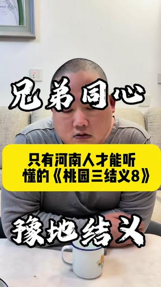 过年给小儿说说心里话!只有河南人才能听懂的《桃园三结义8》#河南dou知道 #河南 #河南方言 #三国 #农村生活 董珂子 河南话