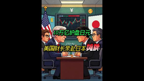 美国财长贝森特亲赴日本摊牌 #财经 #贝森特 #日元 #交易 #黄金