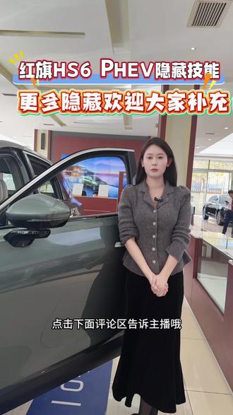 更多隐藏功能#红旗HS6PHEV上市 #大五座新标杆 #新一代的红旗 #更好的大五座