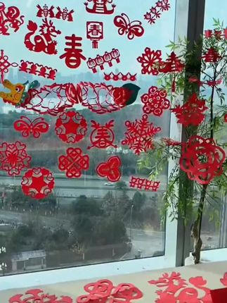 中国风传统剪纸十二生肖窗花专用纸手工DIY材料包儿童男女礼物盒#中国风 #剪纸 手工#手工