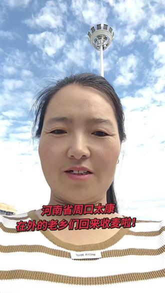 老乡们回来收麦啦!这两天老家的天空真的空好看了!不自主的就想拍拍🙂#风景都在路上随手拍 #不必远行风景就在身边 #蓝天白云下的我 #日常随拍