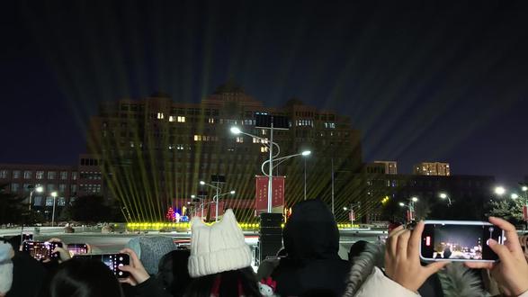 内大烟花秀全程#烟花🎆 #新年烟火 #无人机表演 #