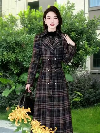 〈纪朵研〉洋气减龄连衣裙外套两件套