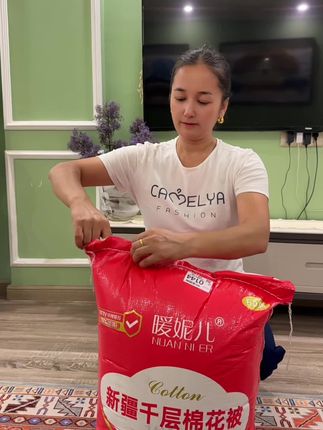#新疆长绵#棉被 #助力三农
