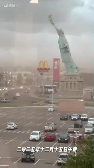 巴西一座自由女神像复制品因强风倒塌。2025年12月15日下午,巴西瓜伊巴市一座24米高的自由女神像复制品因强风倒塌,未造成人员伤亡。雕像在强风中垂直倾倒在道路中央,高举火炬的手臂摔碎,险些砸中附近停放车辆。当地阵风时速超90公里,风暴还导致28个市镇受损。该雕像建于2020年,总高35米(含11米基座),是商场标志性装饰,倒塌后施工队迅速封锁现场并计划拆除。 倒塌后施工队迅速封锁现场并计划拆除。相关部门将调查倒塌原因,除天气因素外不排除其他可能性。#巴西#巴西瓜伊巴市 #自由女神像倒塌 #