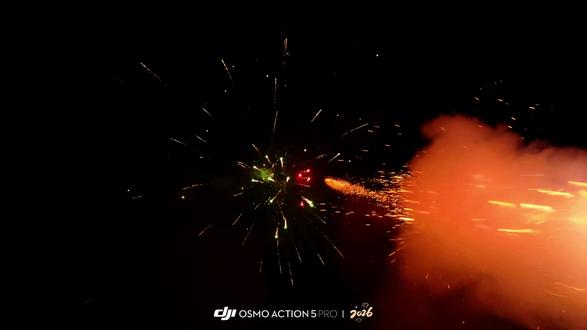 #大疆action5pro 烟花参数调整