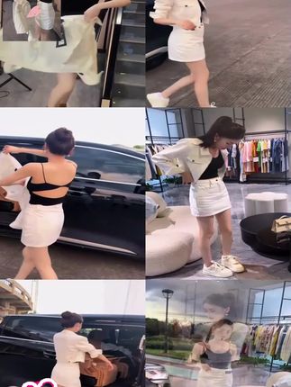 #秋装新款 #穿出自己的风格 #女人爱美不分年龄 早秋慵懒牛仔套装女款爆款2025新款高级感长袖时尚高腰白色辣妹风