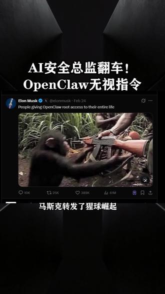 Meta 安全总监被 AI 删邮件#AI 安全 #OpenClaw #AI 失控 #智能体