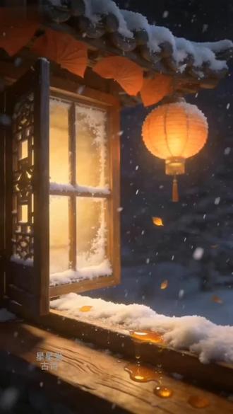 《除夜雪》是南宋陆游所作的一首七言绝句。除夕之夜,天降瑞雪,手边停着半盏未饮的屠苏酒灯火明灭中诗人潇洒挥笔,书写迎春的桃符。 #古诗 #国学文化#原创视频#除夕