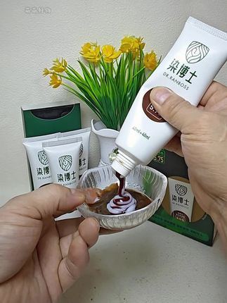 遮盖白发?建议用染博士染发膏,在家染发不沾头皮,有效遮盖白发,植物染发健康安全,省钱又省心!#遮盖白发 #染发膏 #染发剂 #染博士染发膏