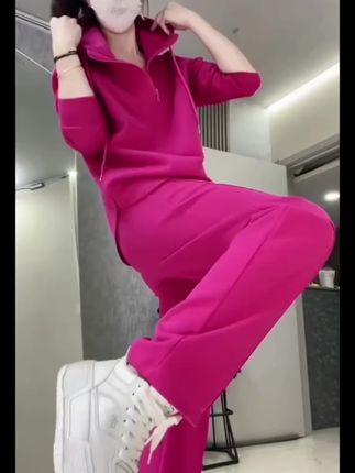 #春秋新款 #休闲减龄穿搭 #显瘦遮肉 #高品质套装 #减龄气质