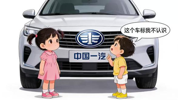 儿童车标启蒙-第39集(一汽车标)#儿童教育#儿童动画#儿童车标启蒙#一汽#中国一汽