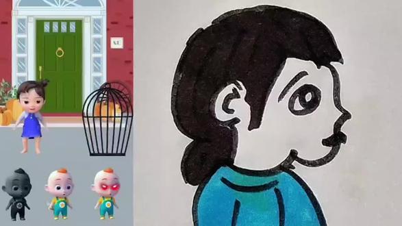被关起来了#简笔画 #跟着抖音学画画 #一学就会的简笔画 @抖音小助手 @抖音青少年 @抖音创作者中心