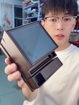 复古造型烟盒便携打火机收纳创意高级自动弹烟盒汽车用品一按取烟#自动弹烟盒 #车载自动弹烟盒