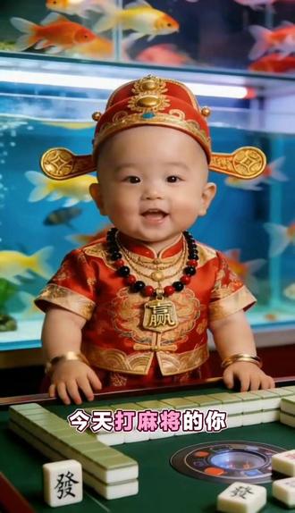 #AI小孩麻将祝福 #随变ai随便玩 #AI创作#AIGC#AI视频