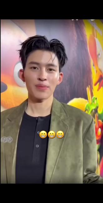 噗噗给哥酱的惊喜,现身首映礼#ppw #pondphuwin #小面包普明 #cp #pond