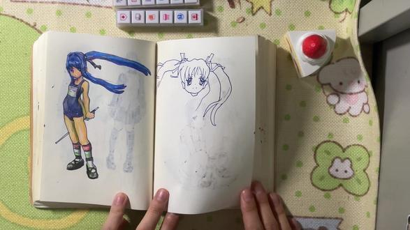翻翻乐完结篇 #绘画 #速写本 #画画 #美术生 #翻翻乐