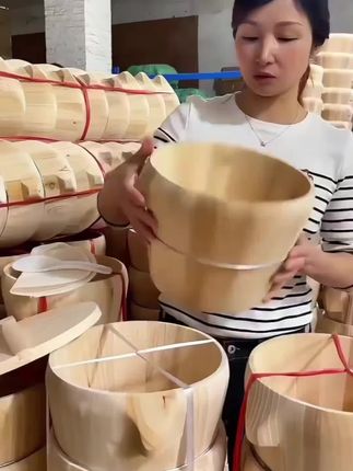 【粉丝专享】蒸饭木桶甑子手工家用神器大号纯手工商用木饭桶杉木制#木桶饭木桶 #木桶 #木桶饭 #蒸饭木桶 #木桶推荐